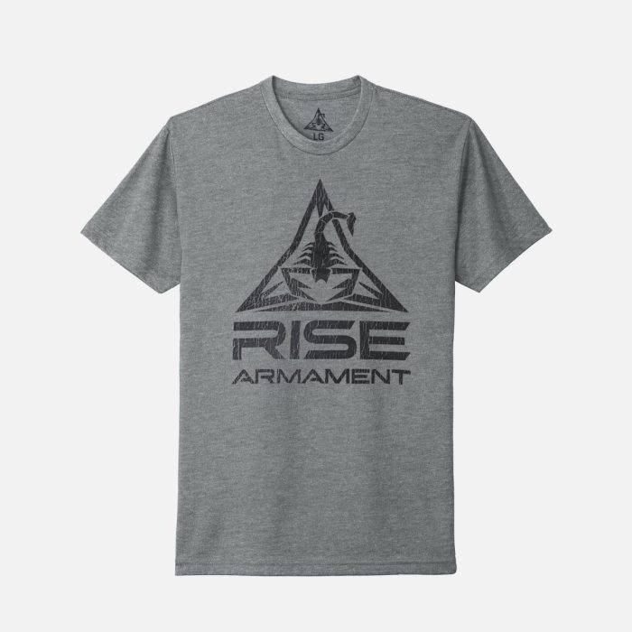 RISE Armament Logo T-shirt - Gray