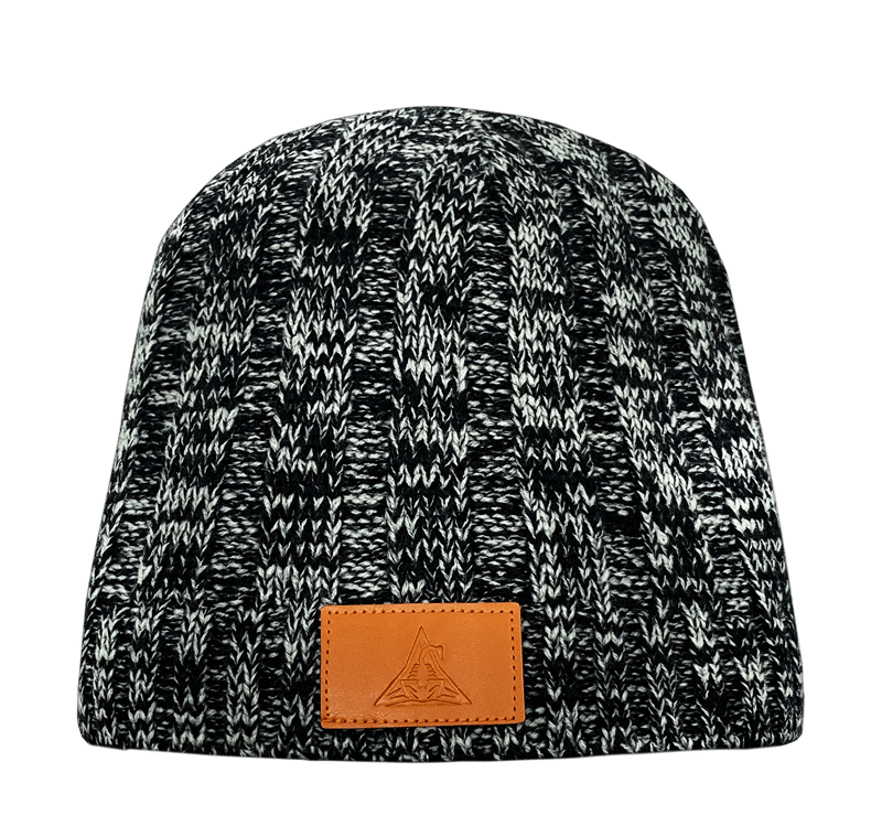 RISE Armament Heather Beanie, leather patch