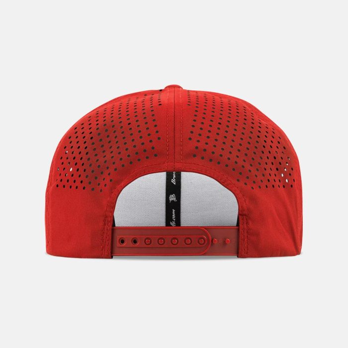 RISE Performance Flat Bill Hat - Red