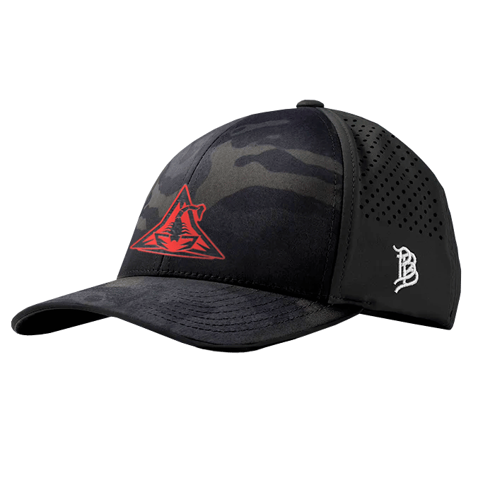 RISE Performance Curved Structured Hat Multi Cam