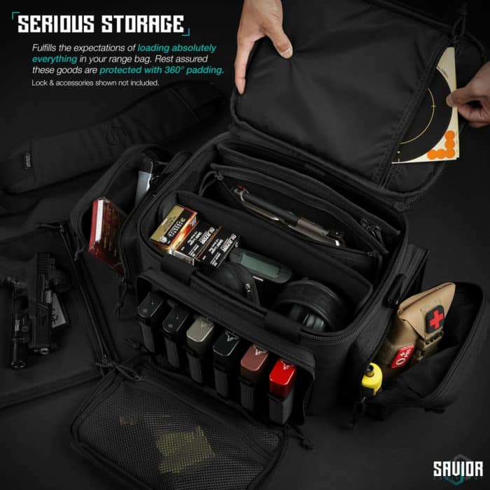Savior Specialist Series 3-Gun Range Bag - Inside