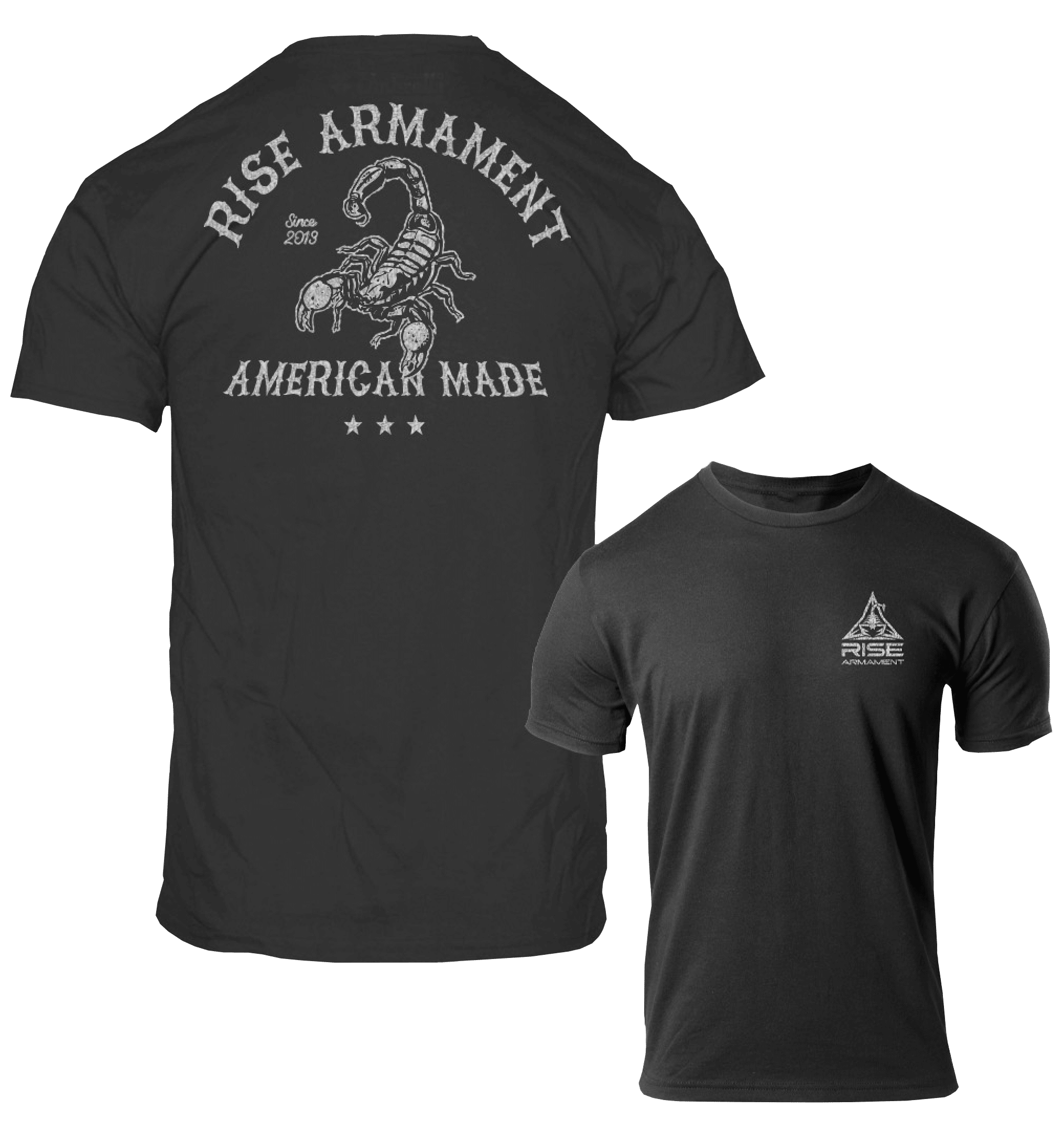American Made Scorpion T-Shirt - Graphite Black