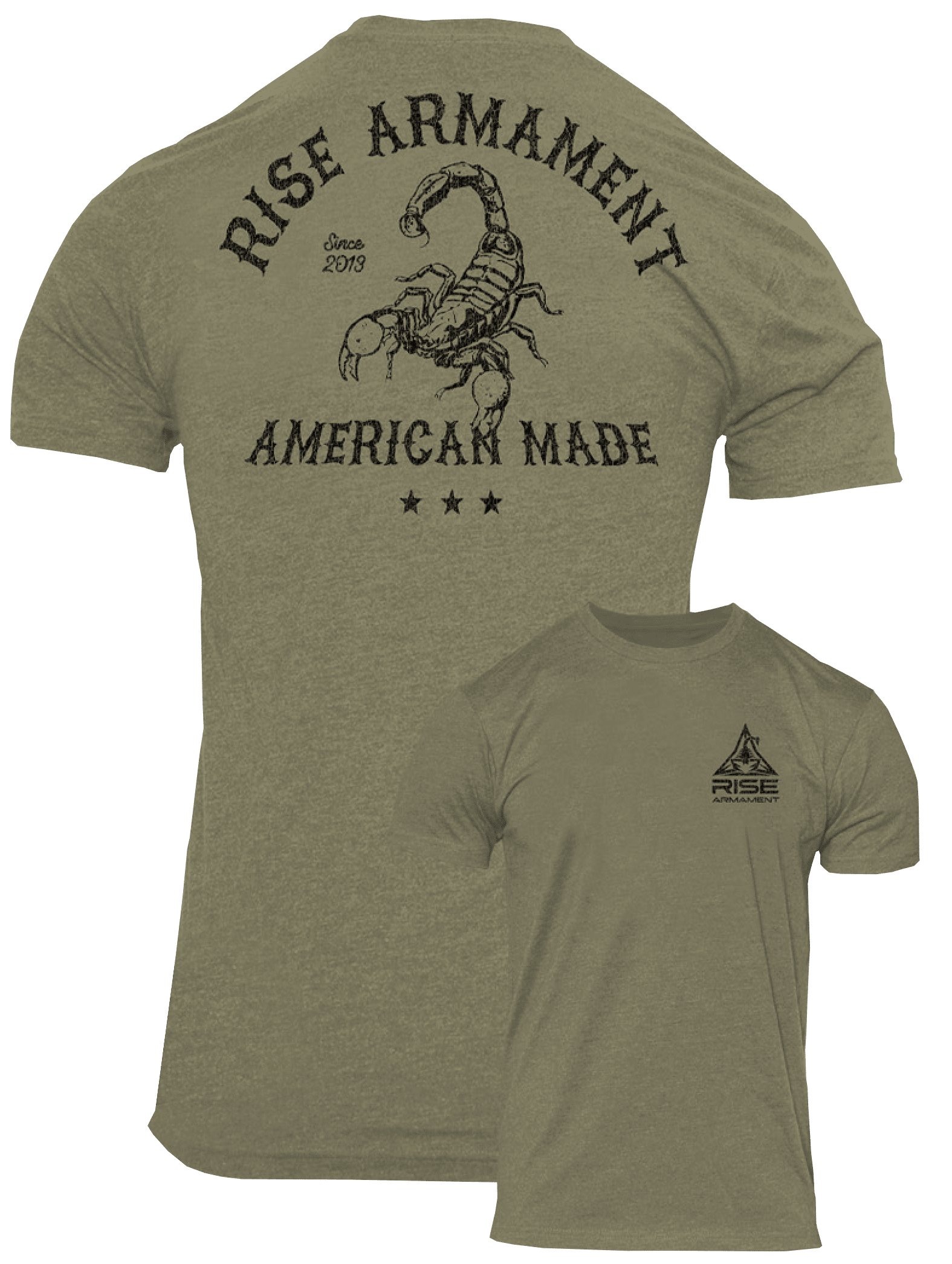 American Made Scorpion T-Shirt - Military Green
