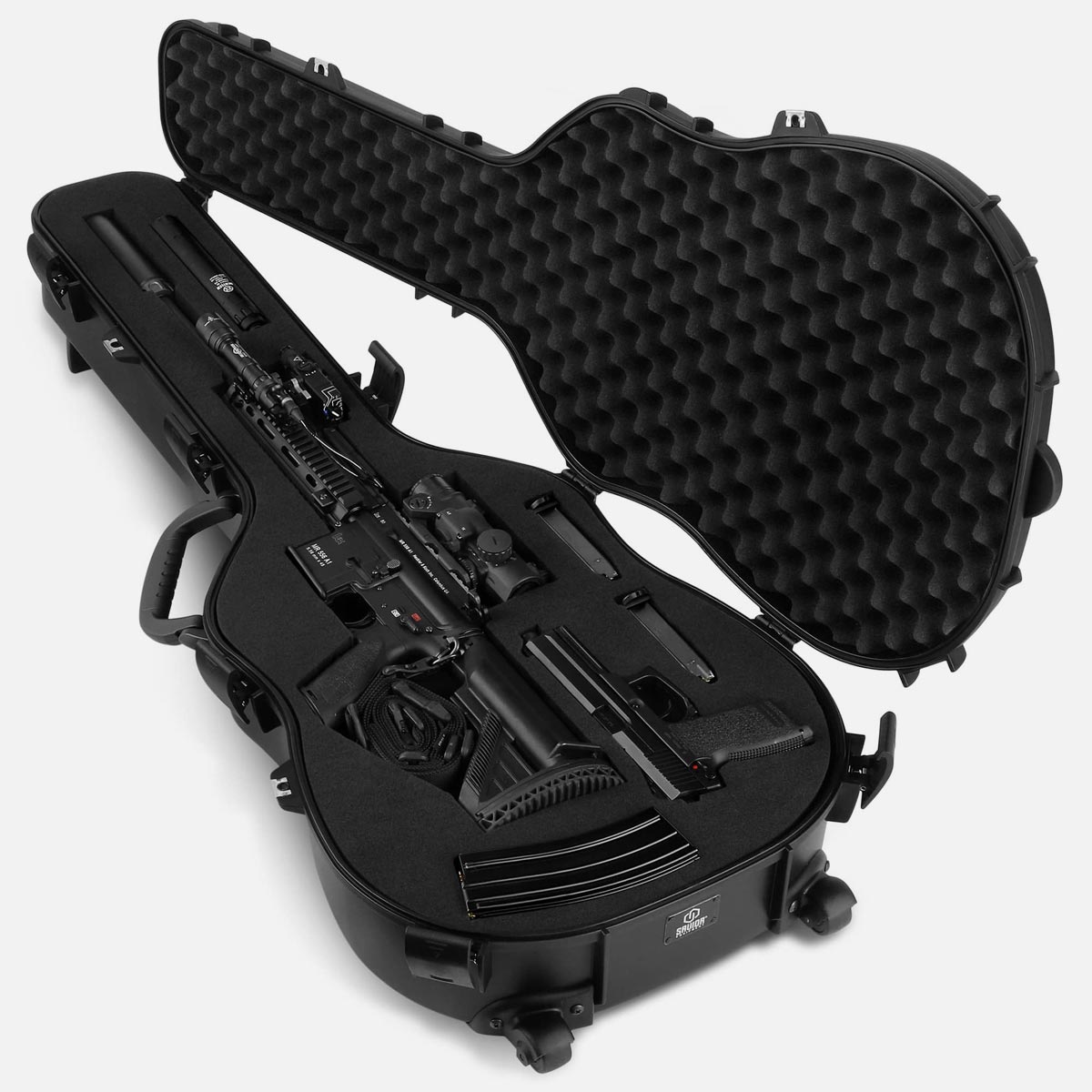Savior Ultimate Guitar Rifle Case - Black