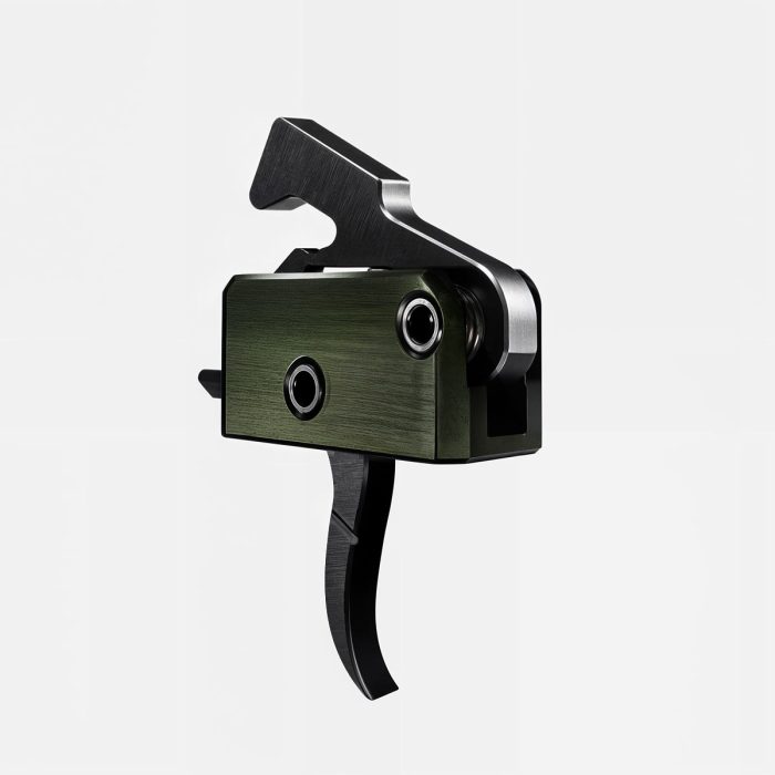 RISE Green Limited-Edition AR-15 Trigger - Curved Blade