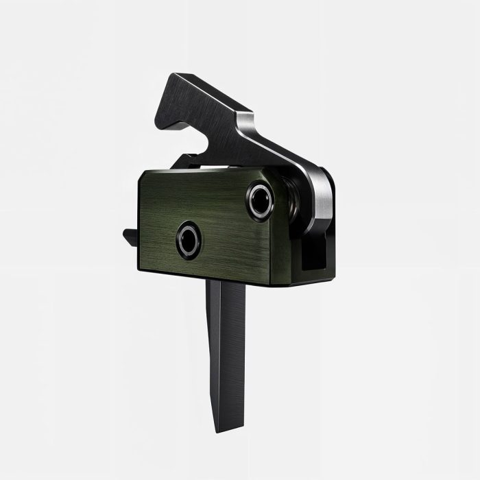 RISE Green Limited-Edition AR-15 Trigger - Flat Blade