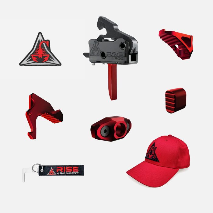 RAVE PCC Flat Trigger Red Bundle