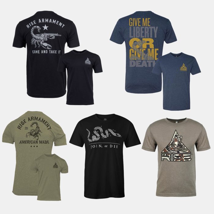 RISE Ultimate T-Shirt Bundle – 5 Bold Designs