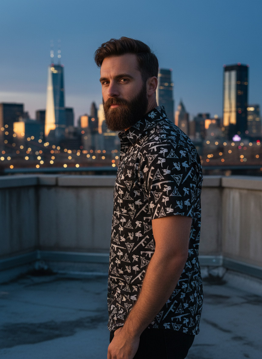 RISE AR-15 Button-Up Shirt