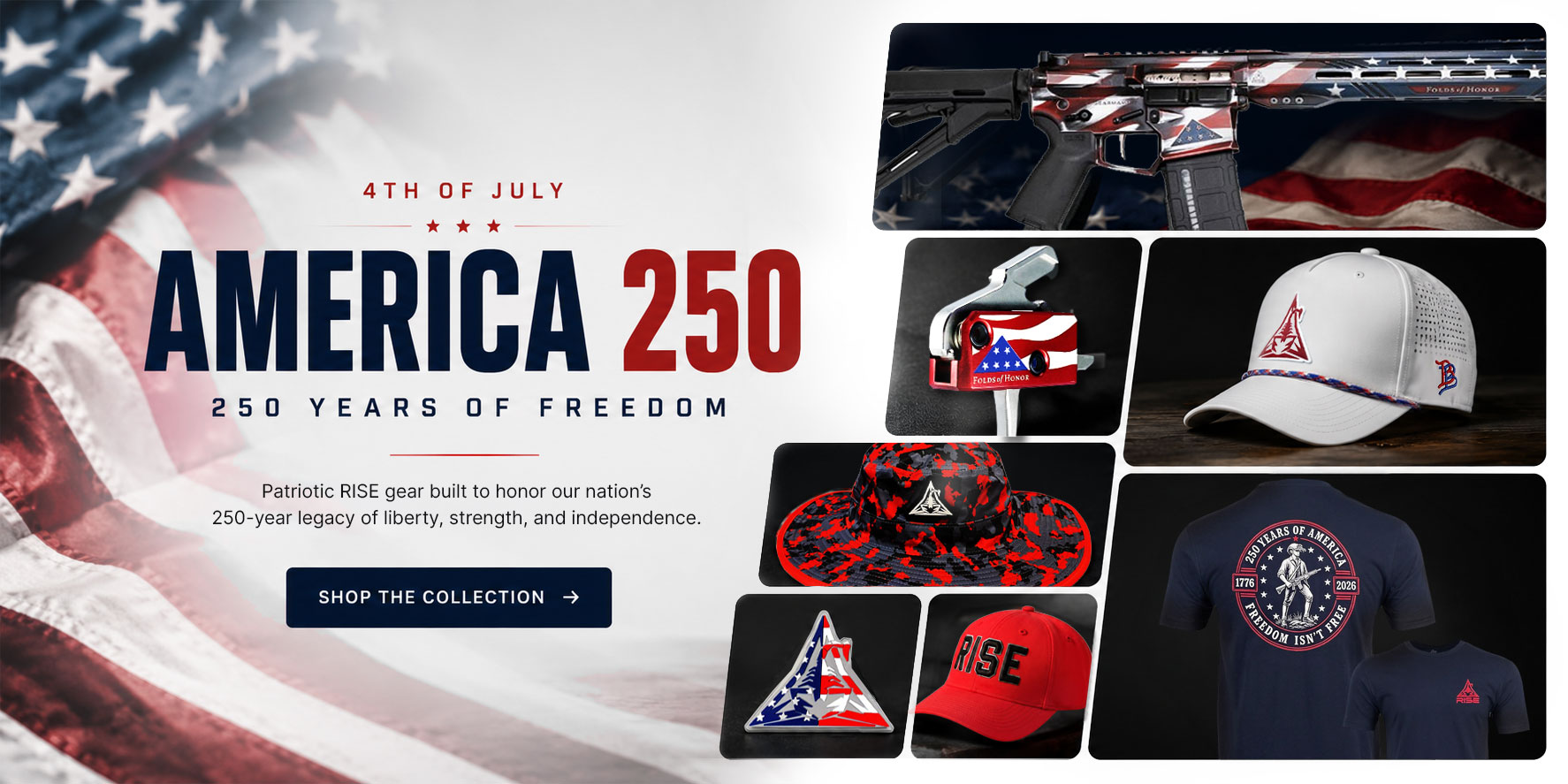 America 250 years apparel